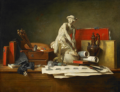 The Attributes of the Arts and the Rewards Which are Accorded Them Jean-Baptiste-Simeon Chardin